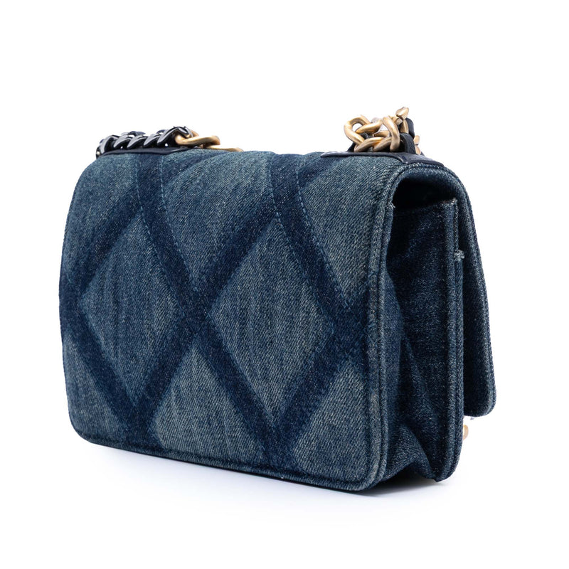Denim 19 Flap Wallet On Chain - Image 2