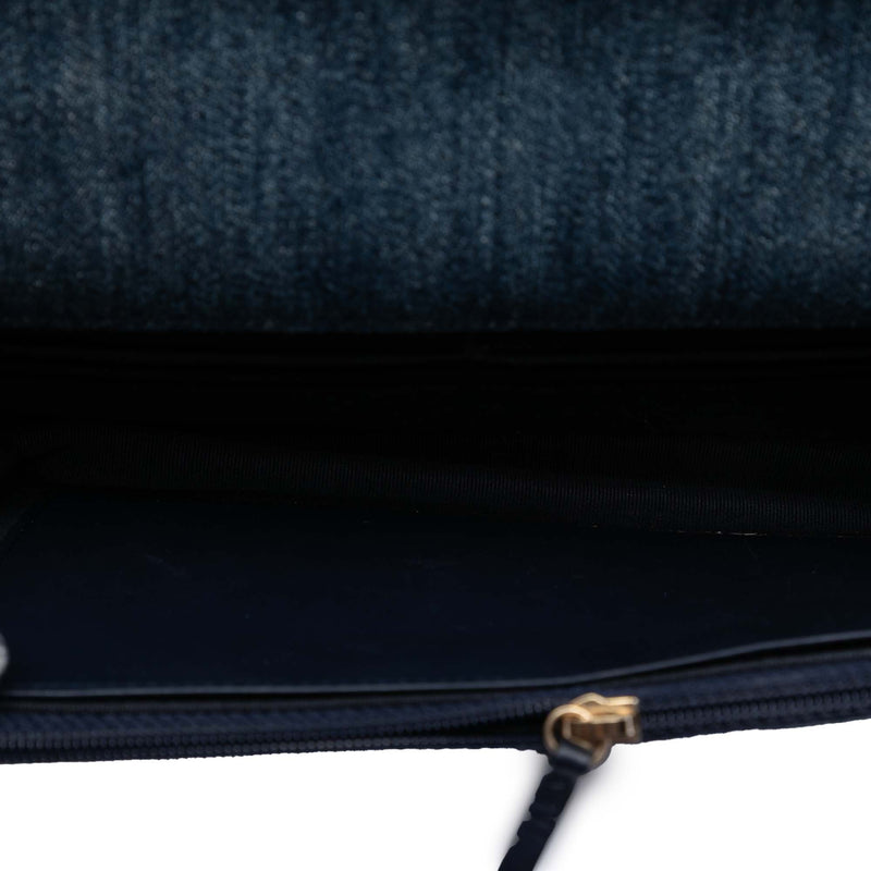 Denim 19 Flap Wallet On Chain - Image 4
