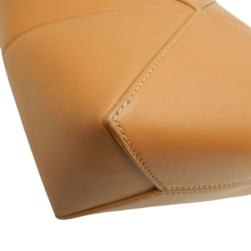 Mini Shiny Calfskin Puzzle Fold Tote - Image 10