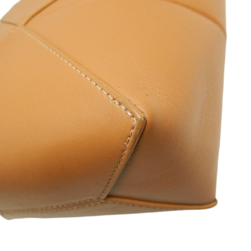 Mini Shiny Calfskin Puzzle Fold Tote - Image 12
