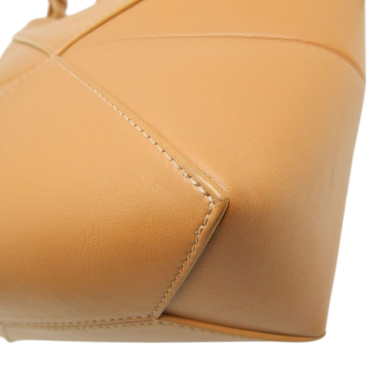 Mini Shiny Calfskin Puzzle Fold Tote - Image 13