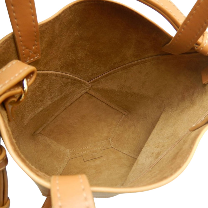 Mini Shiny Calfskin Puzzle Fold Tote - Image 4