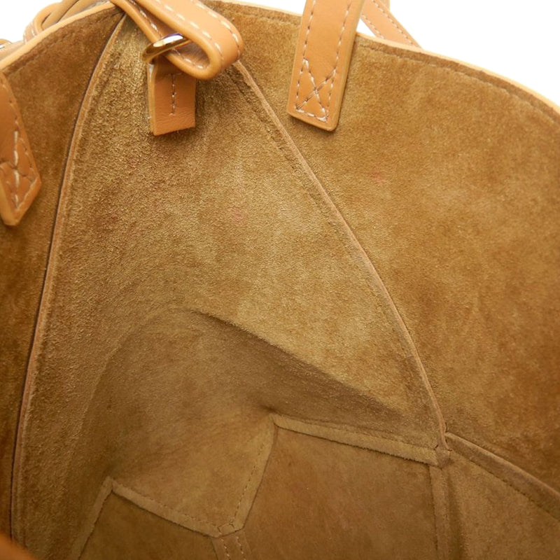 Mini Shiny Calfskin Puzzle Fold Tote - Image 6
