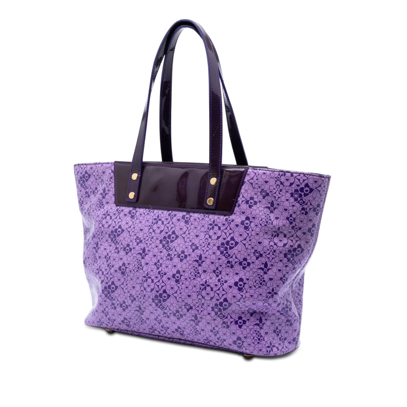 Takashi Murakami Coated Canvas Cosmic Blossom Tote PM - Image 2