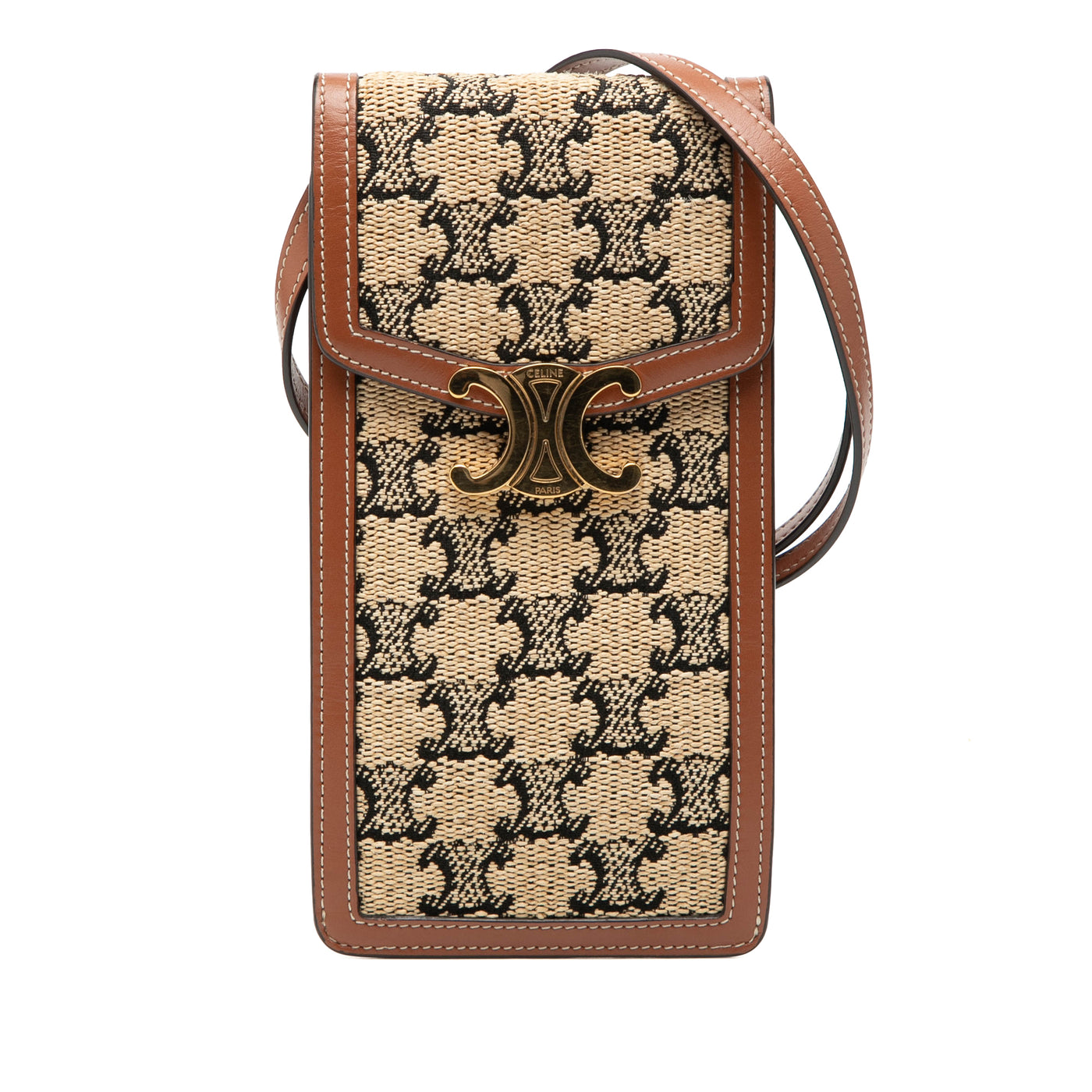 Triomphe Textile Triomphe Phone Pouch Flap Crossbody - Image 1