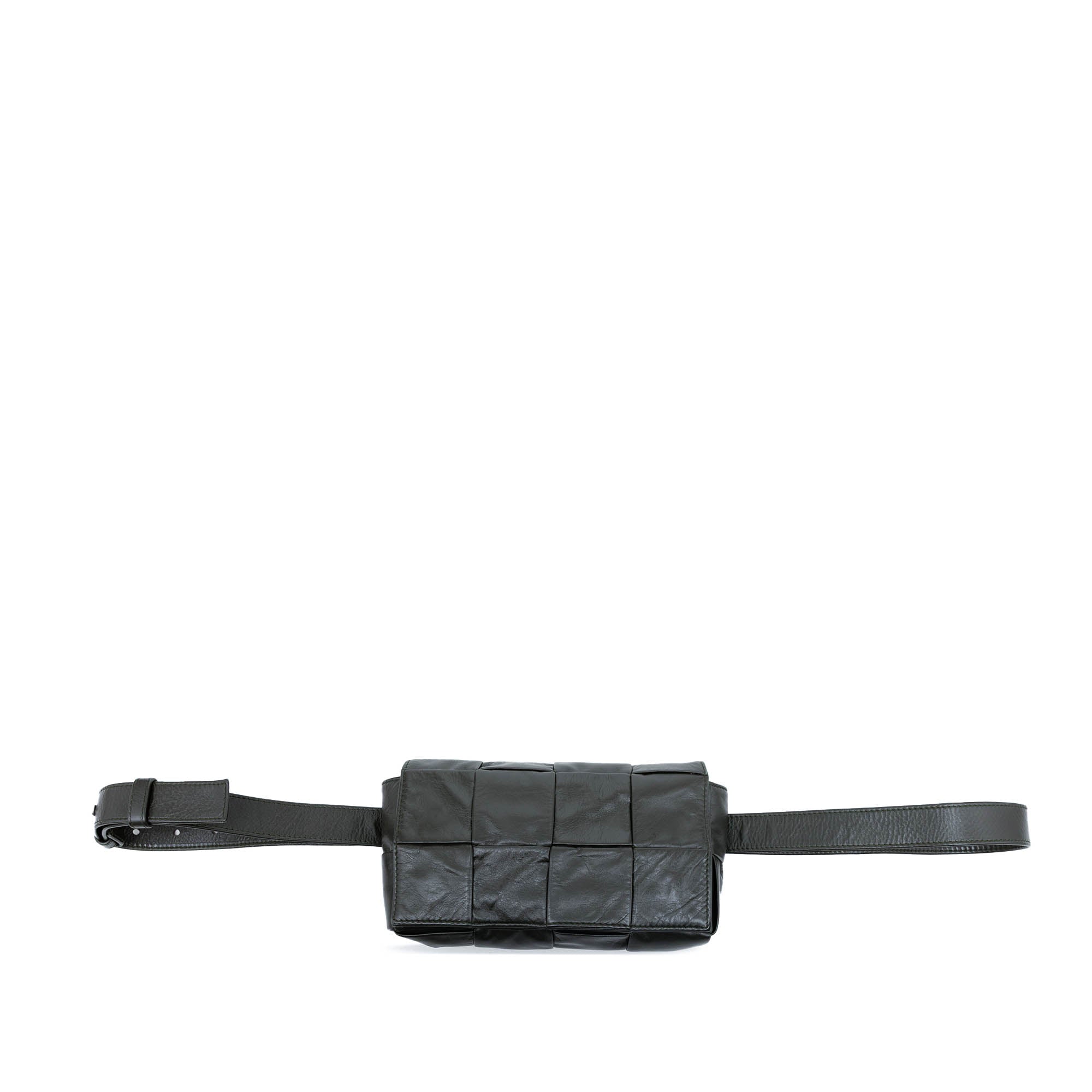 Paper Calfskin Intrecciato Cassette Belt Bag - Image 1