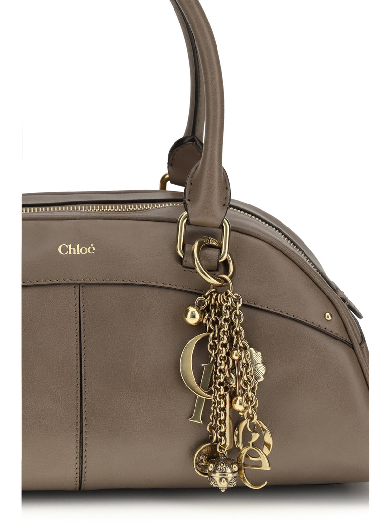 Chloé Shoulder Bag — Gray Calf Leather Bos Taurus
