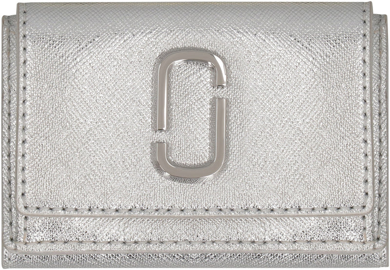 Marc Jacobs Wallet — Silver Cow Hide