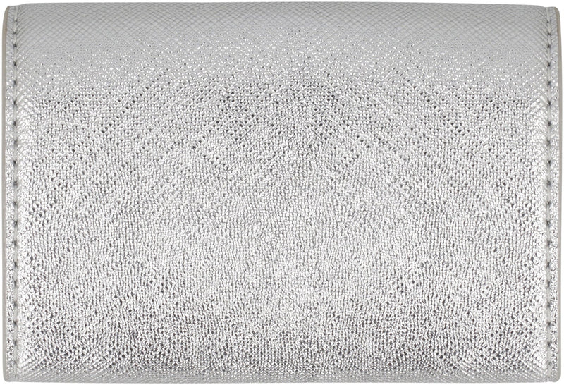 Marc Jacobs Wallet — Silver Cow Hide