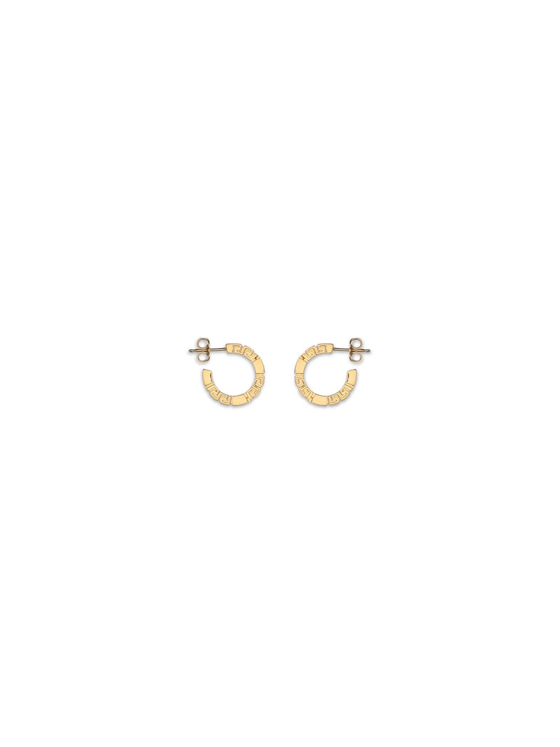 Versace Earrings — Gold Brass