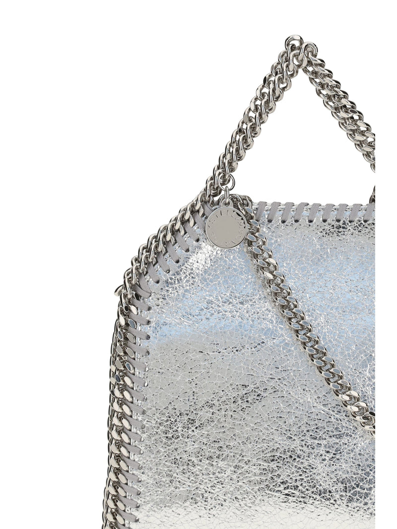 Stella Mccartney Shoulder Bag — Silver Polyester