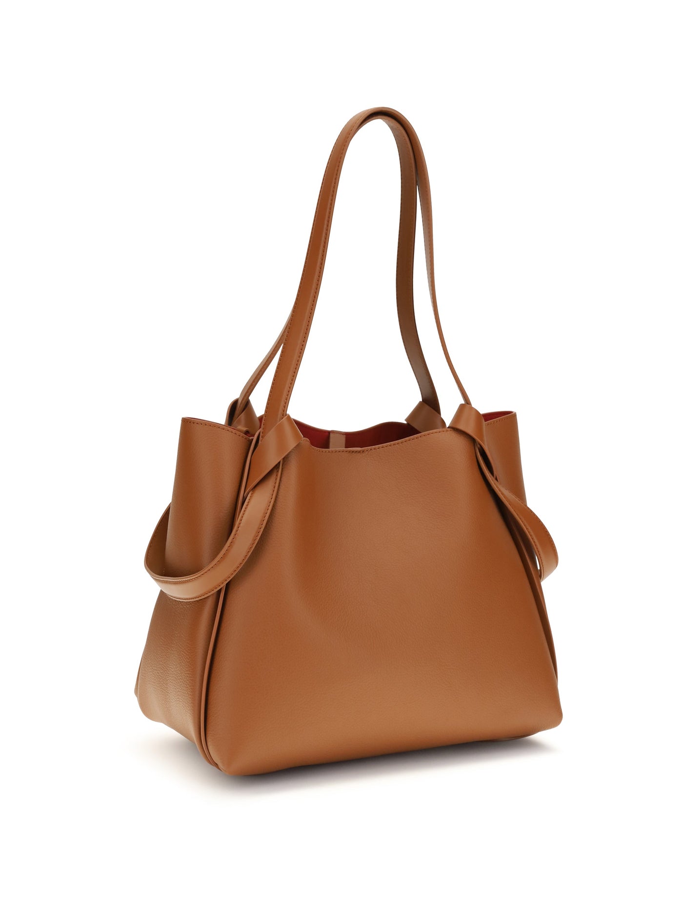 Christian Louboutin Bettina Shoulder Bag — Tan Calf Leather