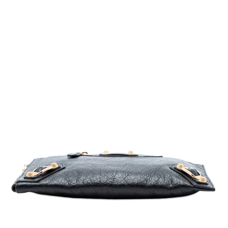 Lambskin Motocross Giant 12 Zip Around Flat Clutch - Image 3