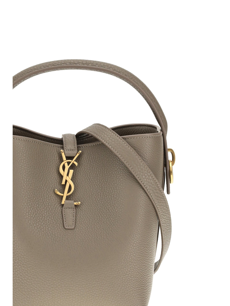 Saint Laurent Le 37 Bucket Bag — Beige Calf Leather Bos Taurus