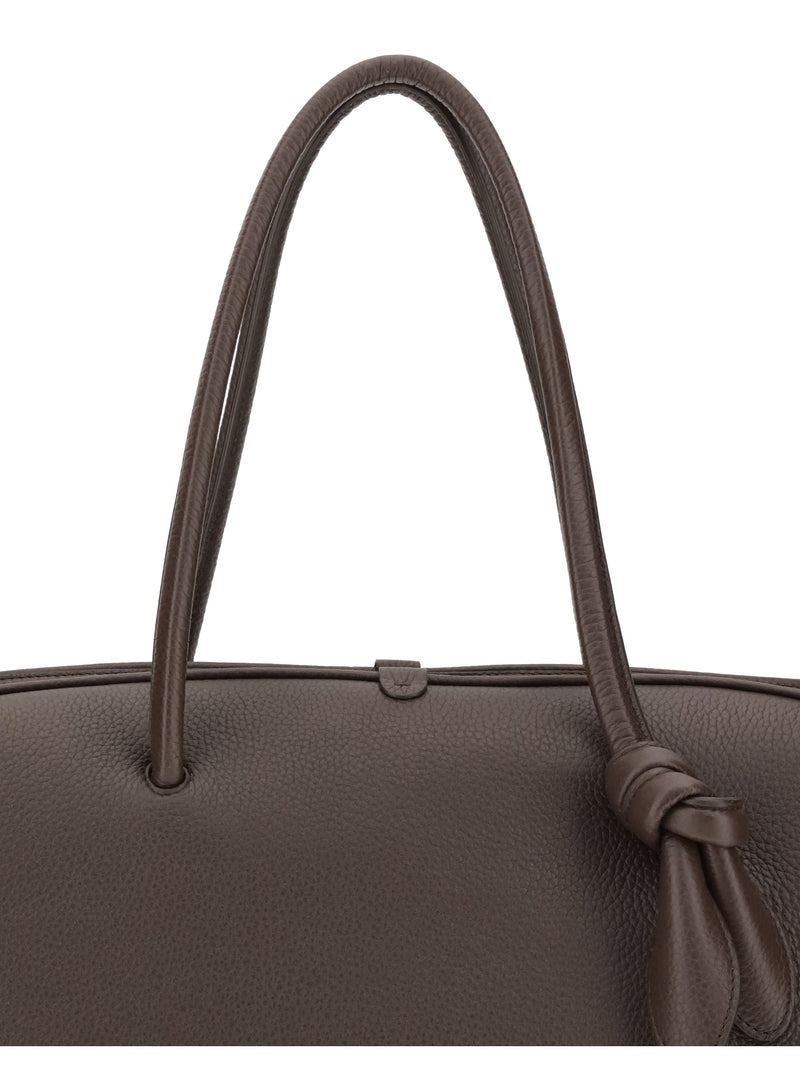 Jacquemus Le Grand Tourisme Top Handle Bag — Brown Calf Leather Bos Taurus