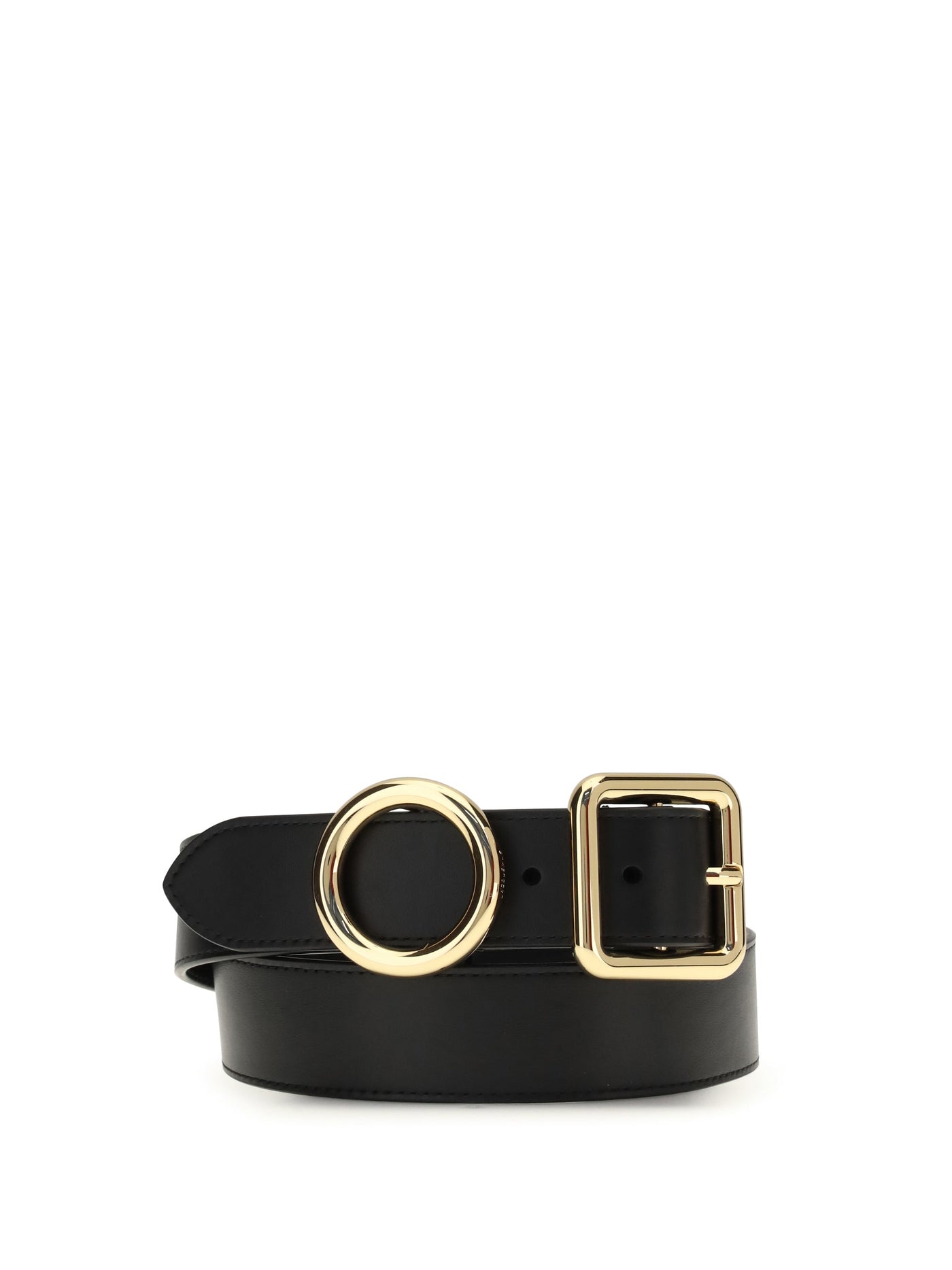Jacquemus Regalo Belt — Black Calf Leather Bos Taurus