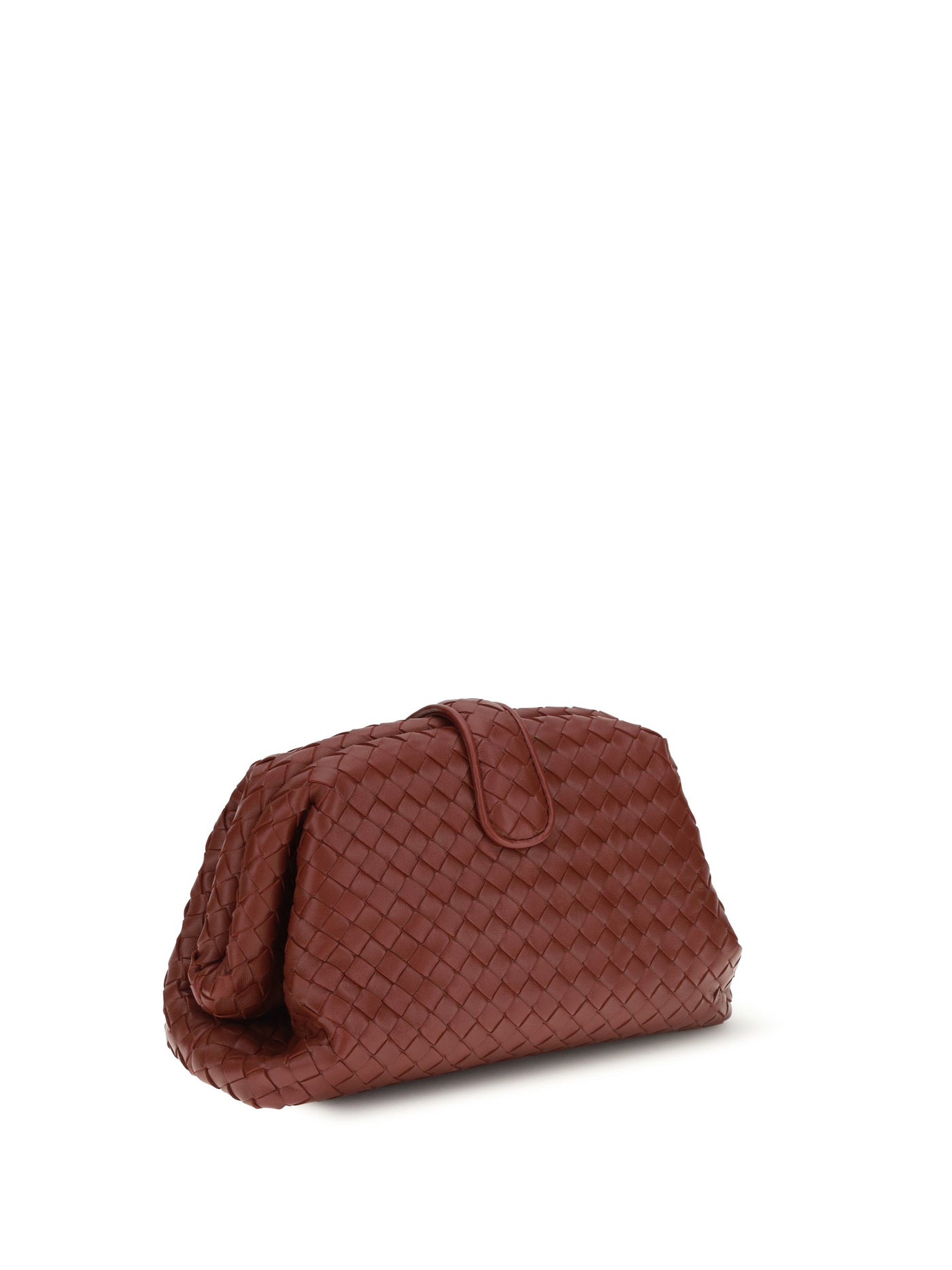 Bottega Veneta Clutch — Red Lamb Leather