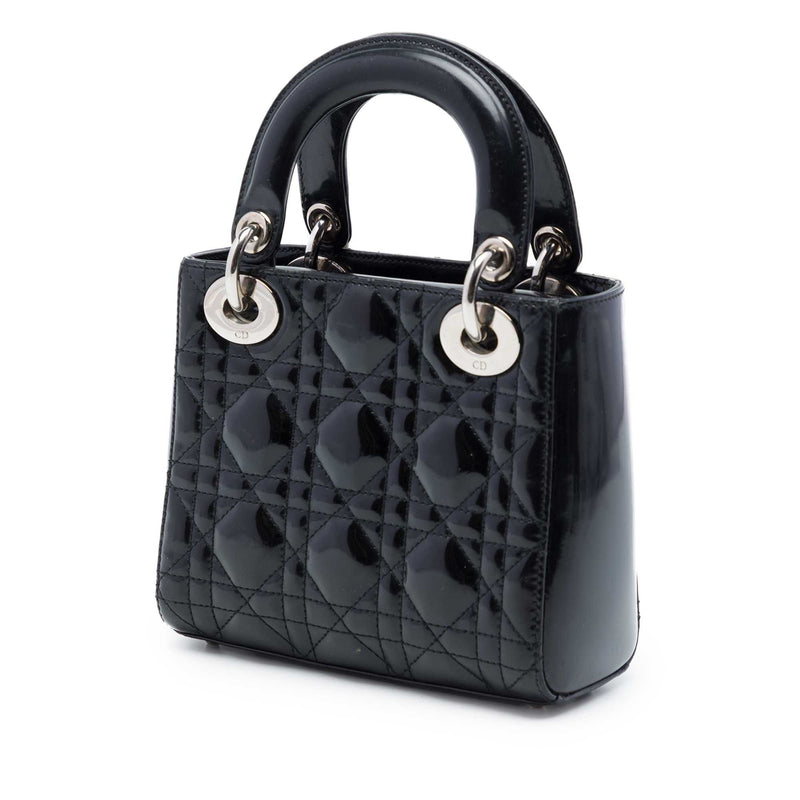 Mini Patent Cannage Lady Dior - Image 2