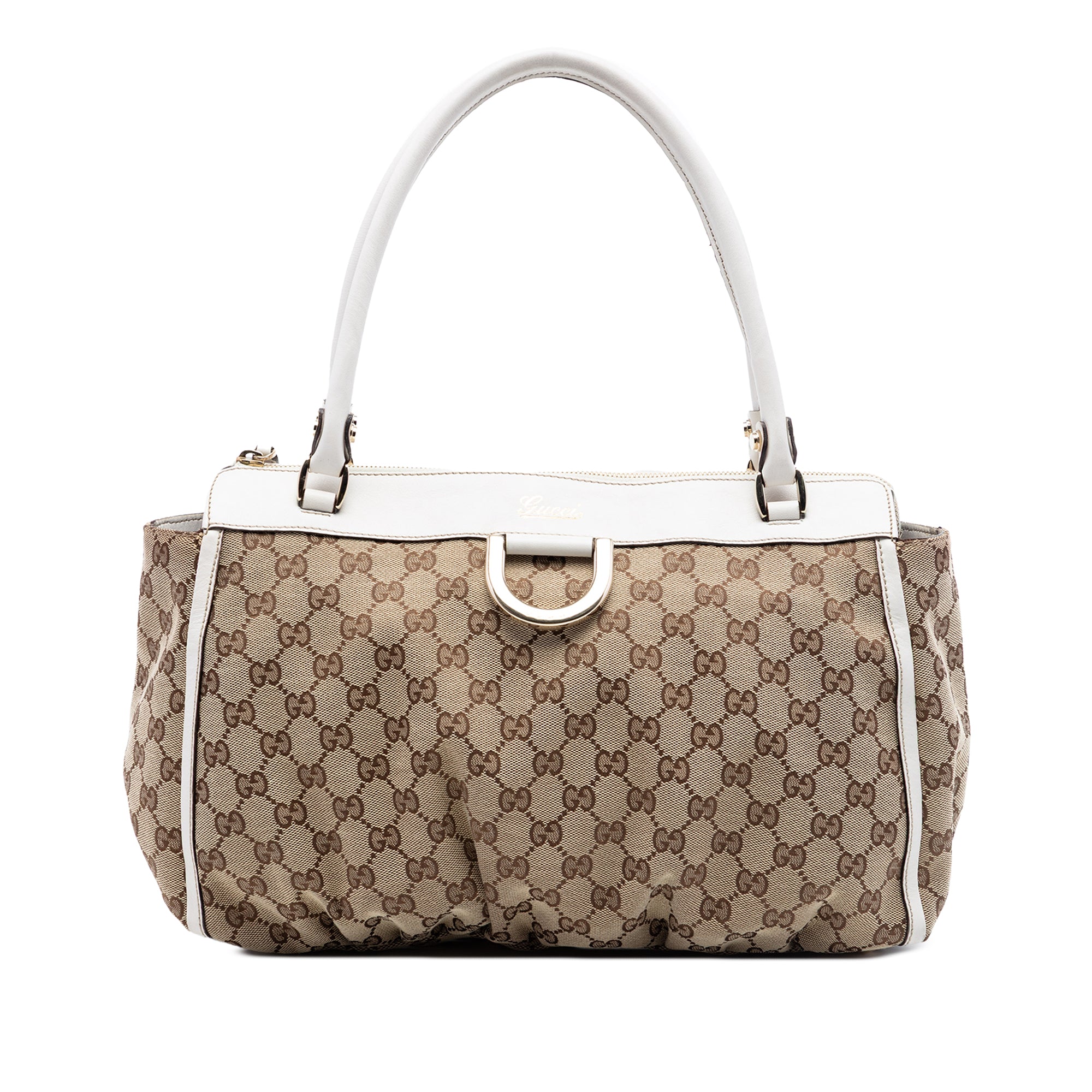 GG Canvas Abbey D Ring Tote - Image 1
