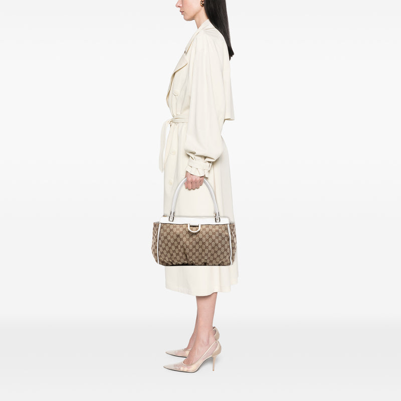 GG Canvas Abbey D Ring Tote - Image 6
