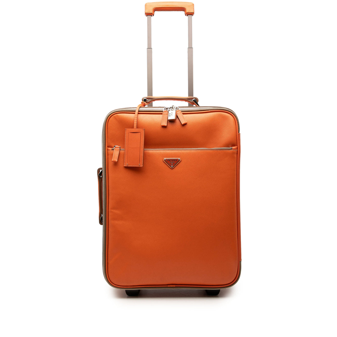 Saffiano Carry On Trolley Suitcase - Image 1