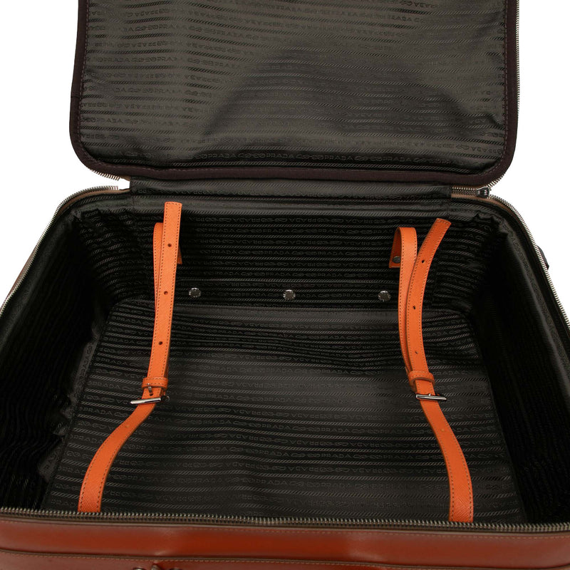 Saffiano Carry On Trolley Suitcase - Image 4