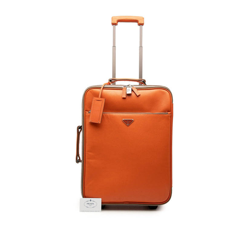 Saffiano Carry On Trolley Suitcase - Image 7