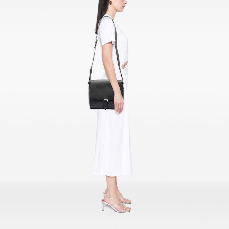 Damier Cobalt Newport Messenger PM - Image 8