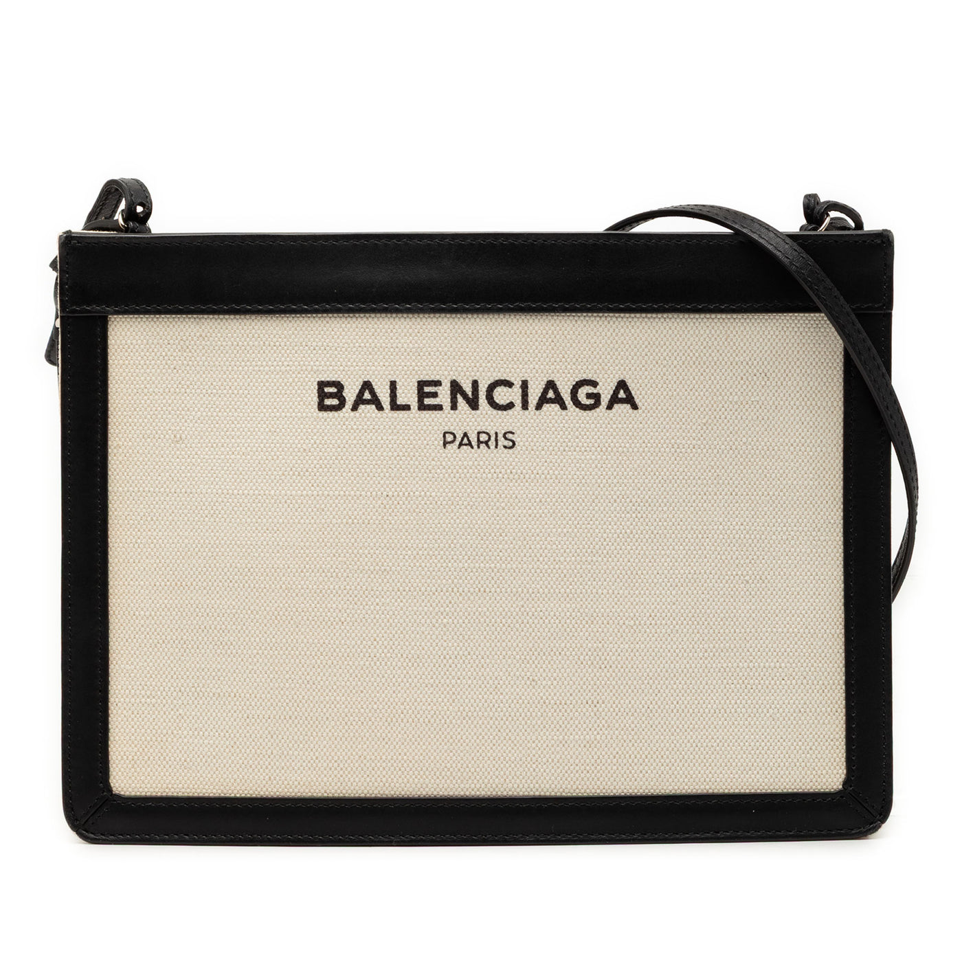 Canvas Navy Pochette Crossbody - Image 1
