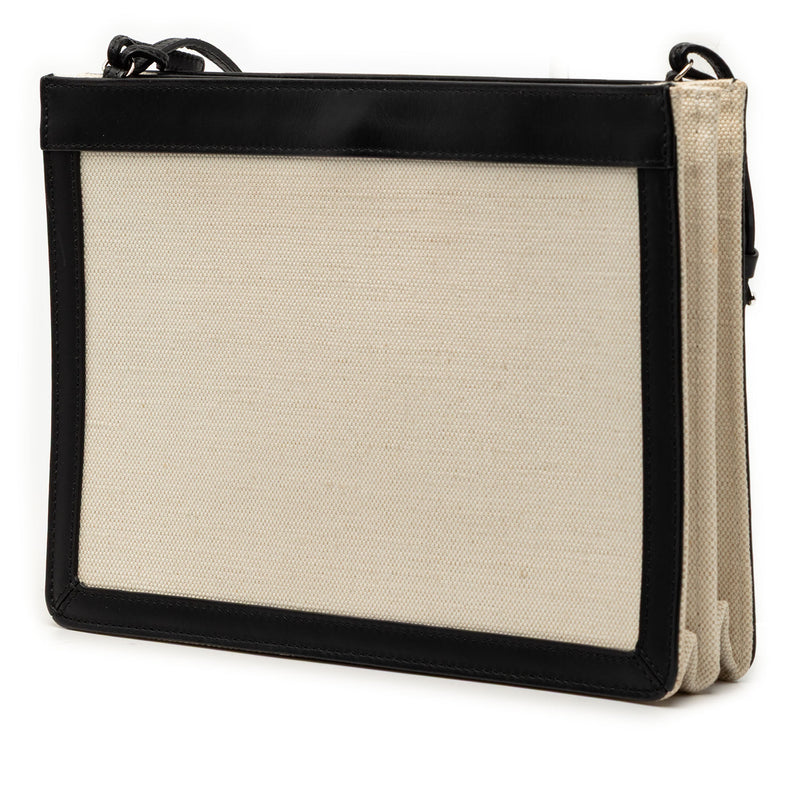 Canvas Navy Pochette Crossbody - Image 2