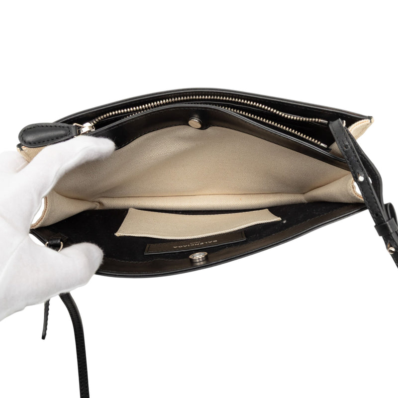 Canvas Navy Pochette Crossbody - Image 4