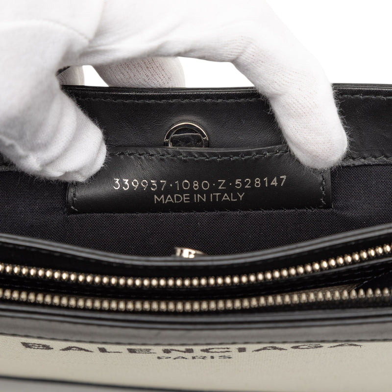 Canvas Navy Pochette Crossbody - Image 6