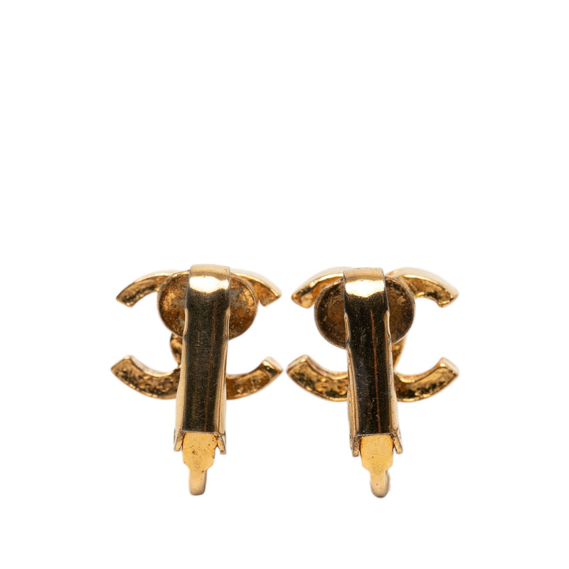 CC Gold Plated Clip On Earrings - Image 2