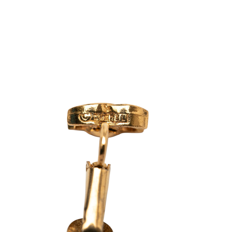 CC Gold Plated Clip On Earrings - Image 4