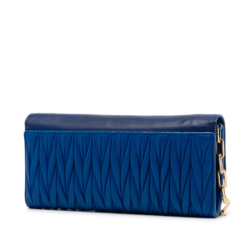 Matelasse Nappa Wallet on Chain - Image 2