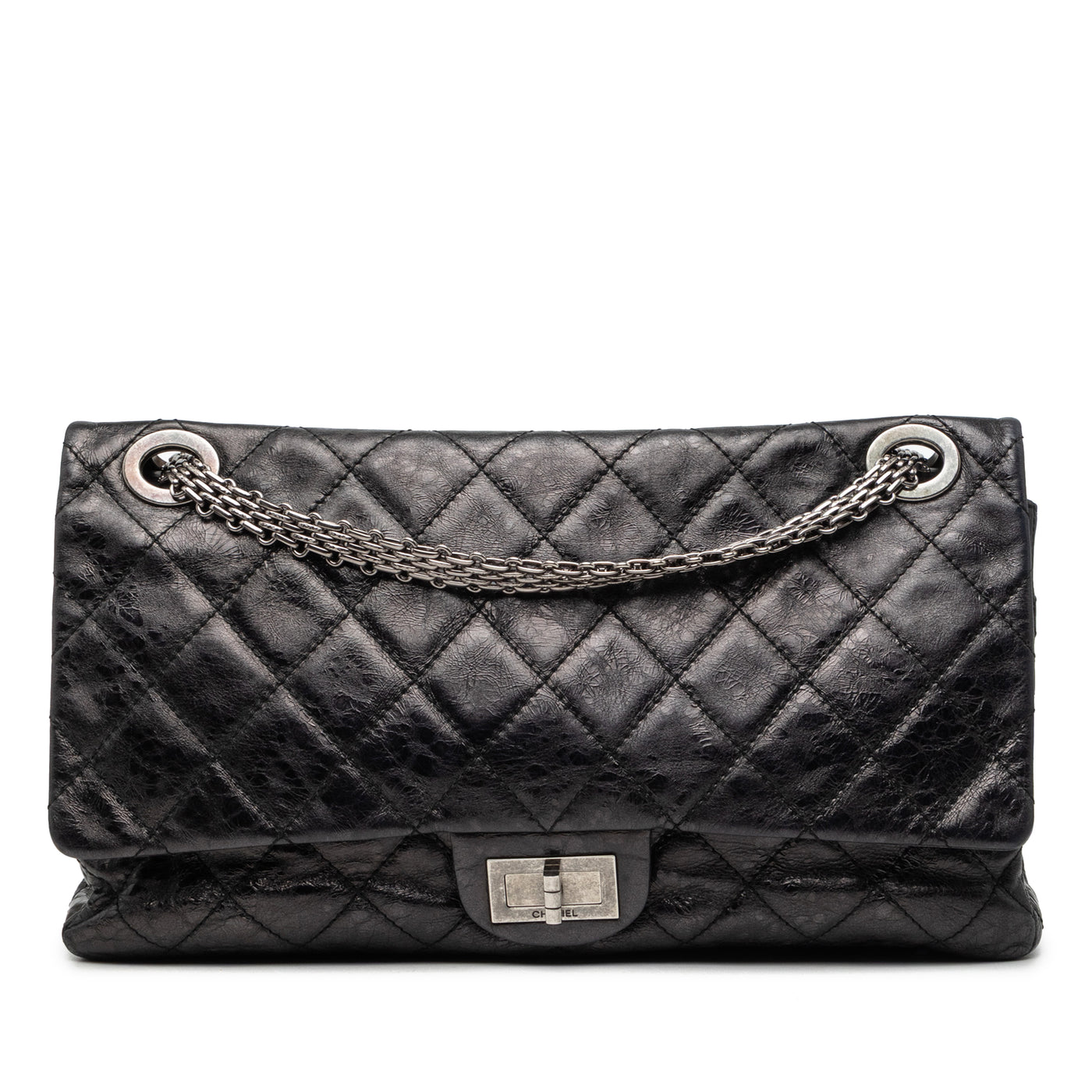 Quilted Aged Calfskin Reissue 2.55 Double Flap 228 - Image 1