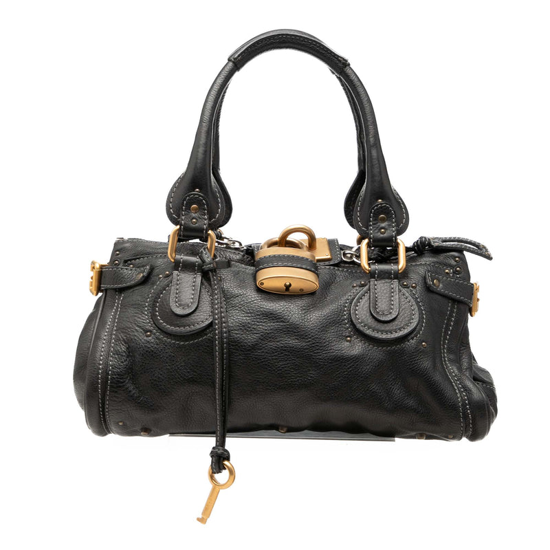 Leather Paddington Handbag - Image 8