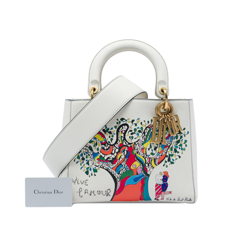 Niki de Saint Phalle Medium Calfskin Vive L amour Lady Dior - Image 6