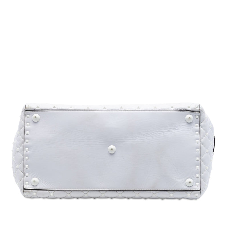Lambskin Free Rockstud Spike Shoulder Bag - Image 3