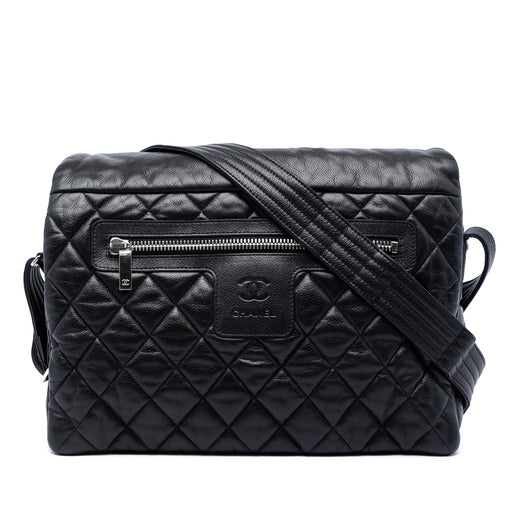 Large Quilted Caviar Coco Cocoon Messenger Bag - Image 1