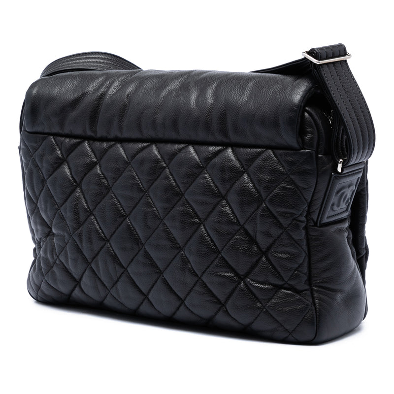 Large Quilted Caviar Coco Cocoon Messenger Bag - Image 2