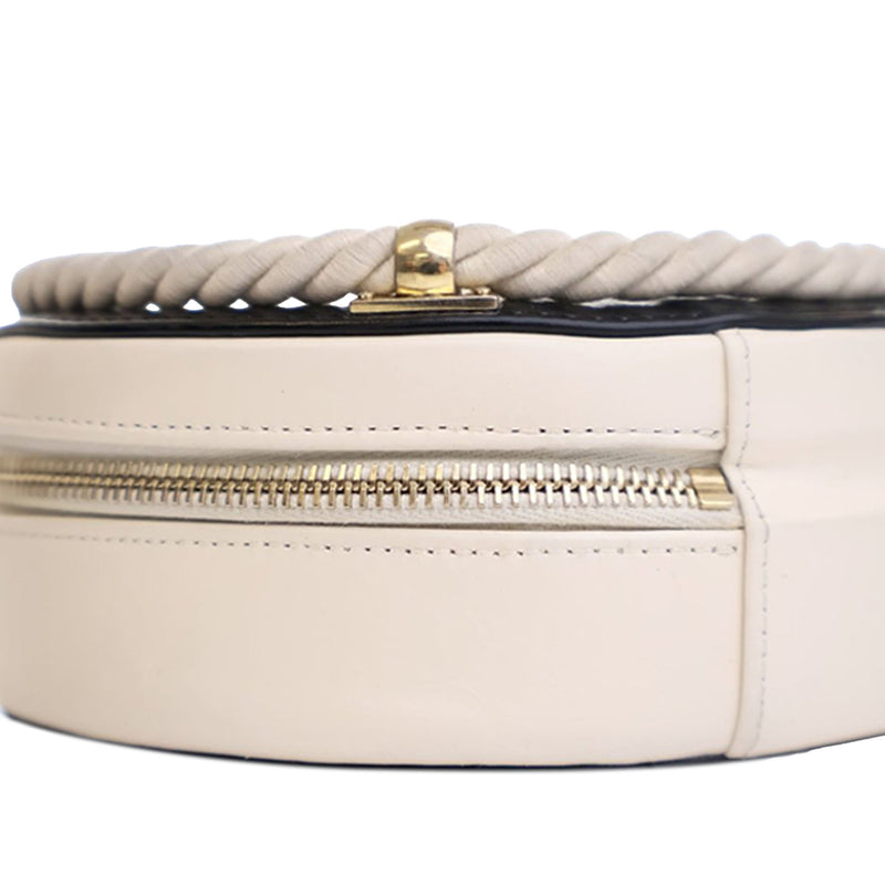 Crumpled Calfskin En Vogue Round Bag - Image 13