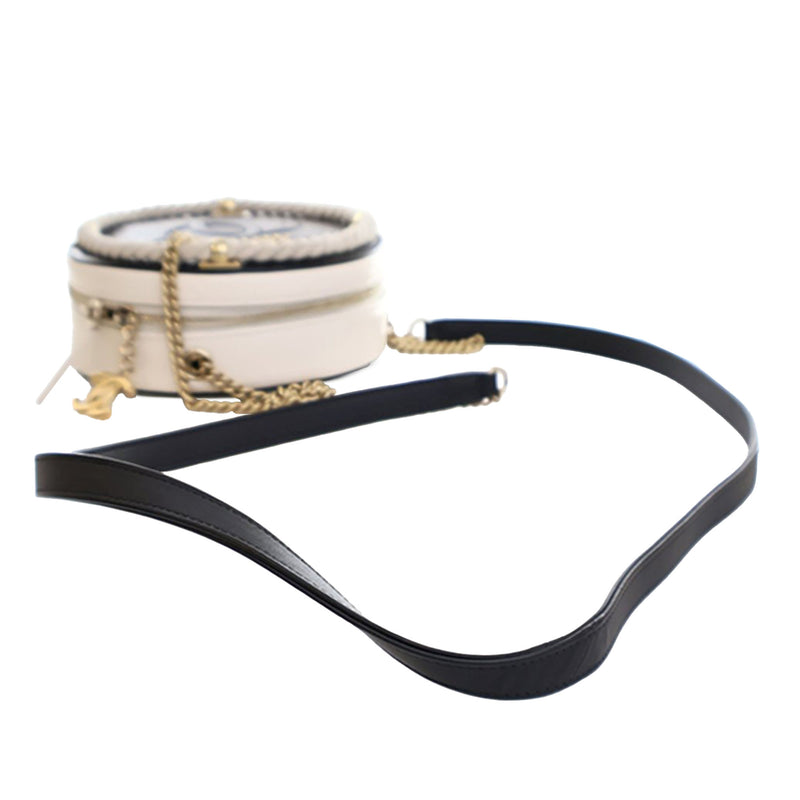 Crumpled Calfskin En Vogue Round Bag - Image 14