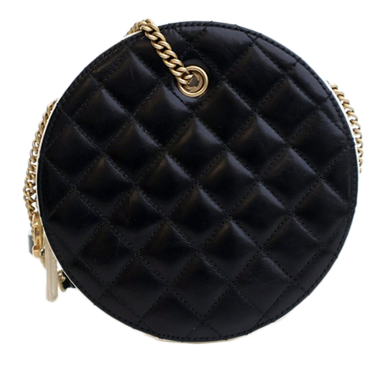 Crumpled Calfskin En Vogue Round Bag - Image 2