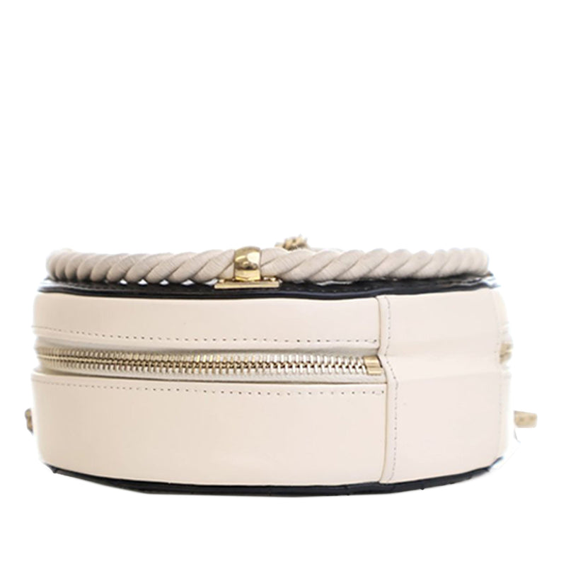 Crumpled Calfskin En Vogue Round Bag - Image 5