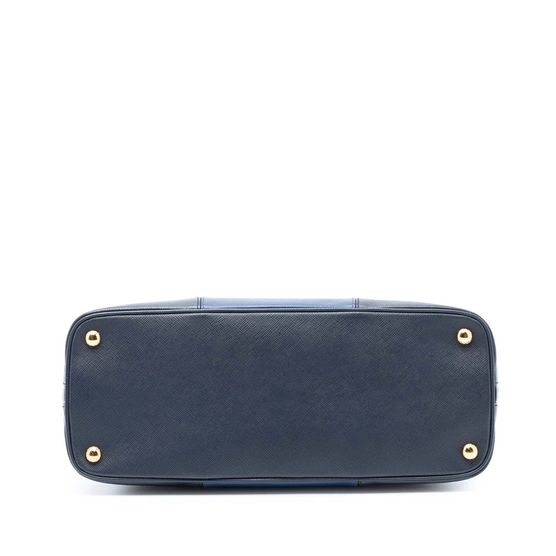 Medium Bicolor Saffiano Lux Promenade Satchel - Image 3