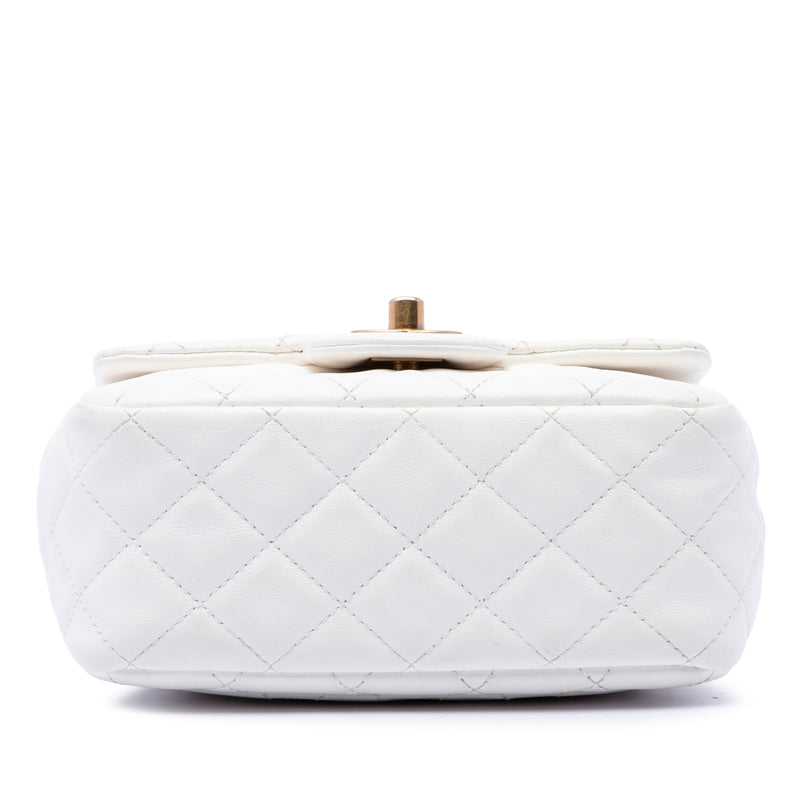 Mini Square Lambskin Romance Single Flap - Image 3