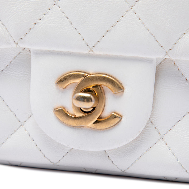 Mini Square Lambskin Romance Single Flap - Image 5