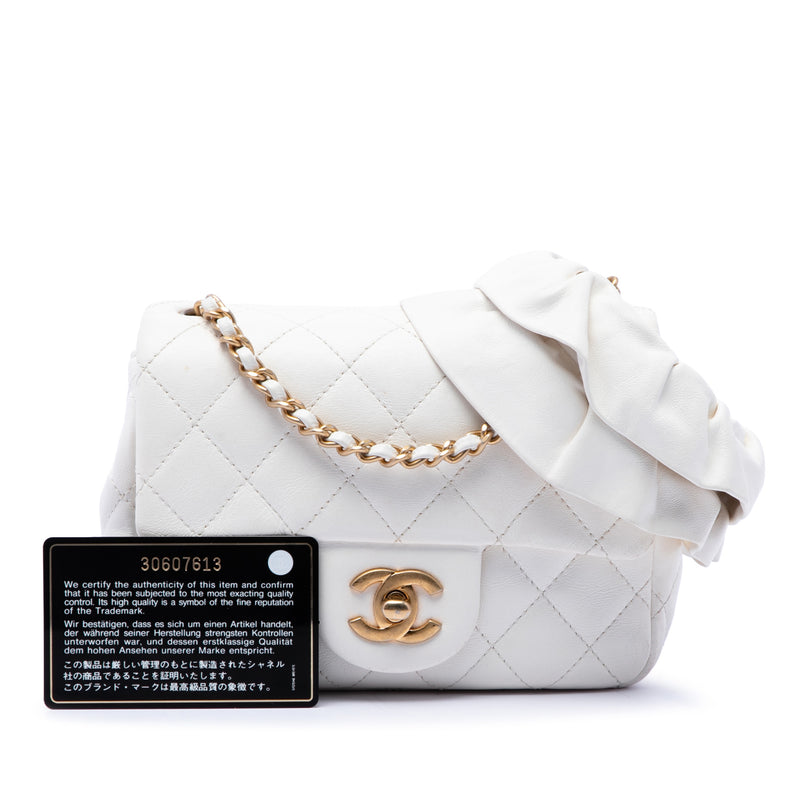 Mini Square Lambskin Romance Single Flap - Image 7