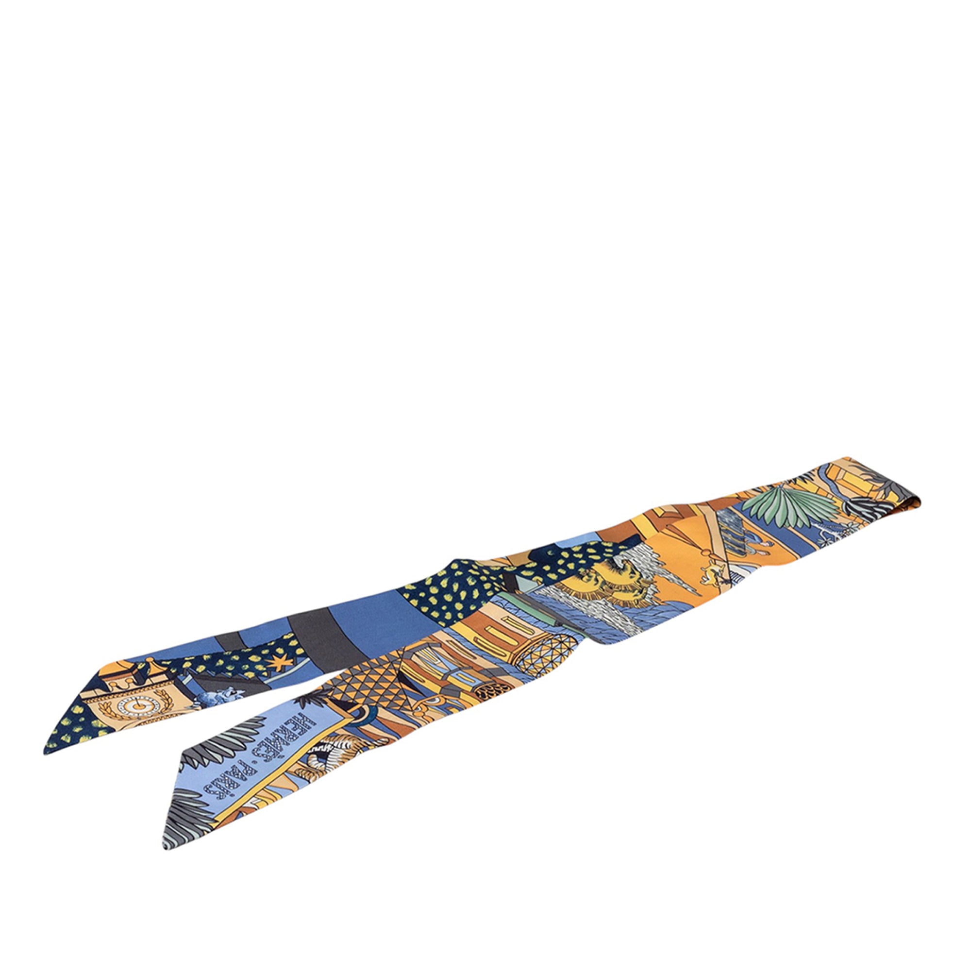 Animapolis Silk Twilly Scarf - Image 1